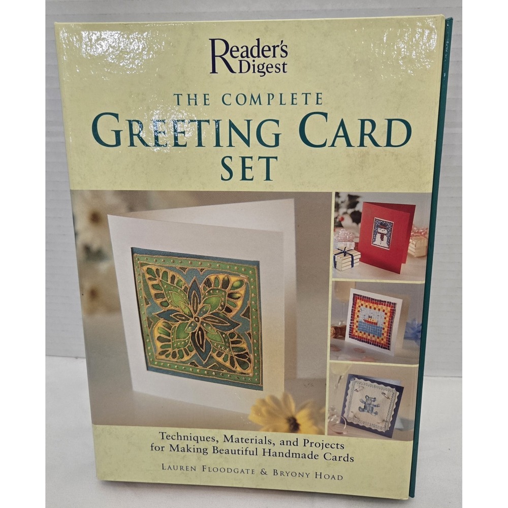 New Vtg Reader's Digest The Complete Greeting Card Set Handmade Card Making Kit